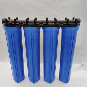 4-चरण 20 इंच बड़े नीले फिल्टर कारतूस आवास पीने के लिए कारखाने - Product Image 2