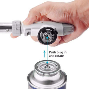 Metal Flame Gun Welding Gas Torch <strong>Lighter</strong> Heating Butane Portable Camping Welding Gas Torch for Pastries Desserts <strong>Blazing</strong> - Product Image 5