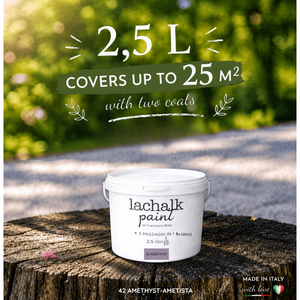 42 AMETHYST 25 lt LaChalk the evolution of <b>chalk</b> paint Where <b>chalk</b> meets resin: Hybrid <b>Chalk</b> Resin Paint made in Italy - Product Image 2