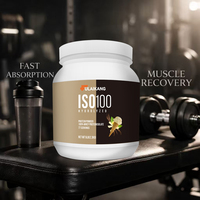 Supplément de protéines de lactosérum pour adultes et adolescents, 50 g+ par portion, 1/2 kg pour la remise en forme, la croissance musculaire, la récupération et l'énergie, durée de conservation de 24 mois