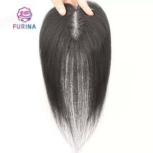 ท็อปเปอร์ผมจีนแบบ T-shape ขนาด 10 นิ้ว สำหรับวิกผมแบบตาข่าย คลิปติดผมธรรมชาติสำหรับผู้หญิง สามารถฟอก/ดัด/ย้อมสีได้ทุกแบบ - Product Image 3