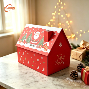 Boîte de calendrier de l'<span class=keywords><strong>avent</strong></span> personnalisée à 24 tiroirs, avec revêtement aseptique, couvercle magnétique à clapet, emballage rigide recyclable pour bonbons de Noël et cosmétiques - Product Image 2