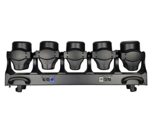 Barre <span class=keywords><strong>de</strong></span> projecteurs mobiles LED innovante 5x120W RGBW 5-en-1 avec 120 grilles <span class=keywords><strong>de</strong></span> LED RGB, faisceau hybride pixel et lumière <span class=keywords><strong>de</strong></span> lavage, DMX512/activation sonore - Product Image 6