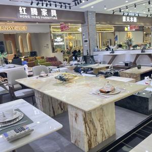 للبيع بالجملة حجر طبيعي فاخر مخصص مع أقدام حجرية رخام فاخر خفيف - Product Image 2