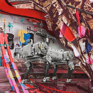 12GO 96009 électronique éducatif Construction jouet militaire MOC RC <span class=keywords><strong>Robot</strong></span> chien guerres mondiales ensembles 1613 pièces blocs de construction - Product Image 4