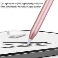 Plastic iPad Pro Air4/5/6 Mini6 pennen met logo, op maat bedrukt, 2e generatie magnetisch draadloos potlood met kantelgevoeligheid