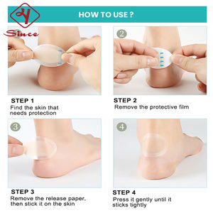 Tumit jari kaki Blister pencegahan tahan air segel semua tujuan penyembuhan cepat perawatan luka lecet hidrokoloid <span class=keywords><strong>Gel</strong></span> perban - Product Image 3