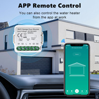 Mini Controlador WiFi Inalámbrico para Persianas Enrollables, Módulo de Interruptor para Puerta de Garaje, Control Remoto Inteligente con Temporizador