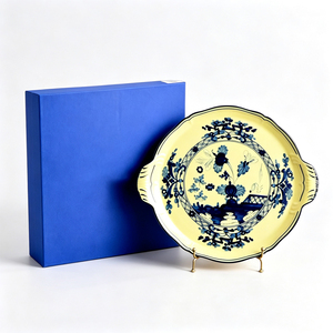 Assiette ovale en porcelaine de style italien écologique de 35 cm, vente en gros, emballage cadeau pour la table - Product Image 1