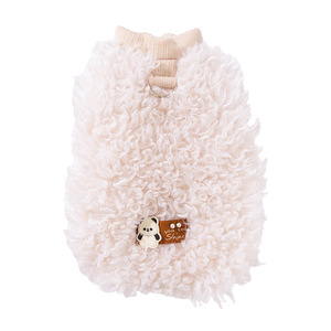 Manteau en polaire pour chiens de petite et moyenne taille, vêtements d'hiver blancs chauds pour animaux de compagnie avec fermeture éclair, utilisation quatre saisons - Product Image 5