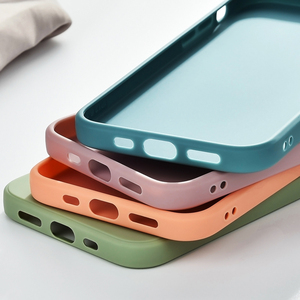 Nuovo Ultra sottile nero Candy colore accessori per telefono custodia per <span class=keywords><strong>iPhone</strong></span> 12 <span class=keywords><strong>Pro</strong></span> Max Mini - Product Image 4