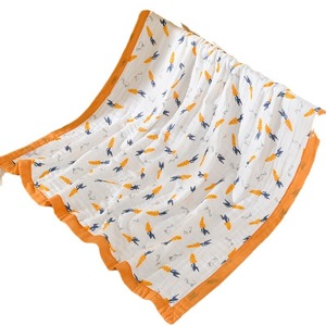 Toalla de baño Jianmu Qingyue Gauze, manta de bebé de seis capas de algodón puro de 110x110cm para bebés y niños pequeños - Product Image 5