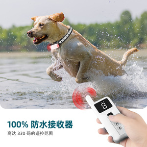 ปลอกคอสุนัขกันน้ำ Petmartop พร้อมเสียงสั่นสะเทือน ควบคุมการเห่าด้วยรีโมท - Product Image 2