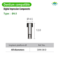 Dentium Fixture Lab Analogique pour la production de piliers d'implants dentaires OEM ODM Service personnalisé Compatible avec le système européen coréen