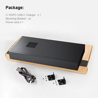 Sipolar 600W 16 Puertos USB C Hub C-165PD Estación de Carga Rápida PD Profesional Máx. 30W para Laptops