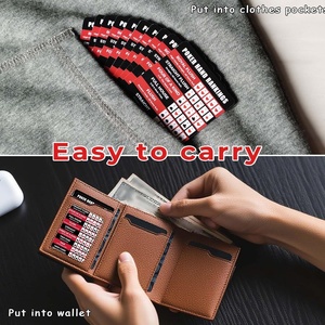 Tabella delle Classifiche di Mani di Poker, Regole di Classificazione delle Carte per Principianti, Carte di Riferimento Rapido per Texas Hold'em - Product Image 3