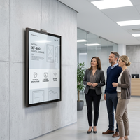 Écran LCD 4K de 75 pouces pour extérieur, sans ventilateur, avec liaison optique complète, tactile, IP66, 3000 nits, lisible en plein soleil, pour parc