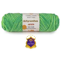 Boule de fil de laine teint coloré épais 100g bricolage à la main Kit de matériel de tricot spécial en gros liquidation pour manteau châle Crochet
