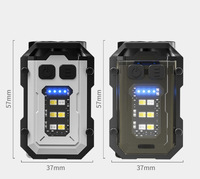 Vente en gros de mini porte-clés USB de haute qualité, étanche, LED, pour le camping, la randonnée, les activités de plein air, lampe torche rechargeable multifonctionnelle