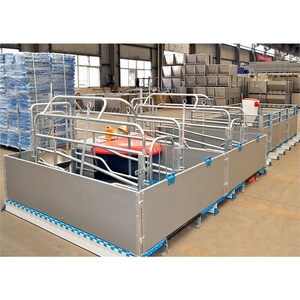 Trang trại lồng farrowing Thùng thiết kế giá rẻ giá mạ kẽm Ống farrowing Crate cho lợn - Product Image 5