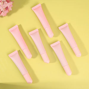 Pink Soft Tube Heiß verkaufendes Lippen öl Kamelien samen öl Feuchtigkeit spendendes, langlebiges, veganes Lippen balsam Gute Qualität OEM Lip Plumper Oil - Product Image 2