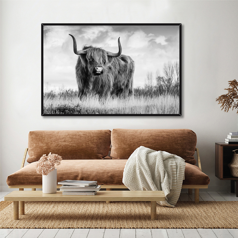 Yak B Oil Painting Decorative Framed