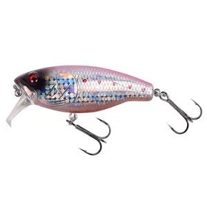 80mm 17.5g nông nổi Minnow Mồi Câu Cá Nông lặn cứng mồi Minnow Mồi Câu Cá swimbait Mồi Câu Cá