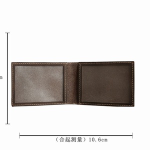 For Boshiho Vintage Slim Men's Bifold Short <b>Wallet</b> Open Closure Anti-Theft Feature Coin Pocket Driving License <b>Holder</b> - Product Image 6
