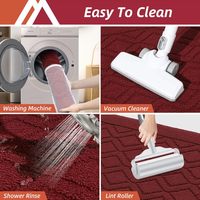 Tapis de cuisine lavables, rembourrés, tuftés, en polypropylène, antidérapants, absorbants, avec envers antidérapant en latex, anti-fatigue
