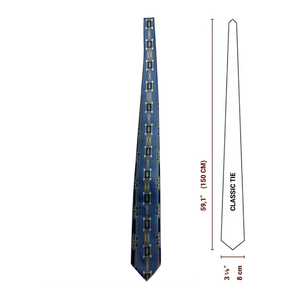 Cravate en polyester tissée jacquard de luxe, imprimée de fleurs, fabriquée à la main, ensemble de cravates pour club de fraternité, cravates de luxe pour hommes - Product Image 2