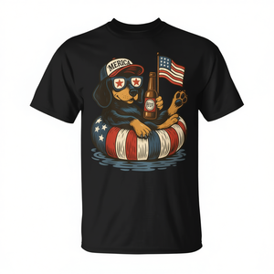Camiseta patriótica para perros Dachshund del 4 de julio para los amantes de Estados Unidos - Product Image 2