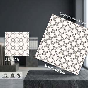 Carreaux de sol en céramique 300x300mm, carreaux 3D numériques brillants et mats 30x30cm pour revêtements de sol intérieurs modernes - Product Image 4