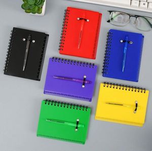 Carnet à spirale A5 personnalisé avec logo, règle en plastique, imperméable, écologique, mini bloc-notes, stylo, papier thermique, promotion économique - Product Image 3