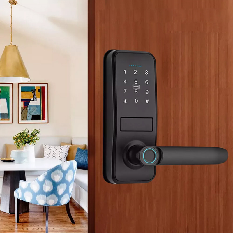 GeekTale Keyless Entry Door Lock With Keypad, Smart Door Knob, Smart Lock With Keypad Smart Door