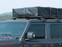Tente de toit portable personnalisable quatre saisons, imperméable, pour camping, toit de voiture tout-terrain 4x4, avec accessoire d'échelle