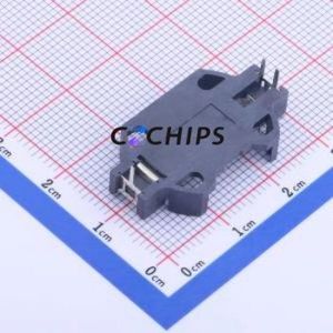 BS-06-A4BK016 Button & Strip Battery Connector Through hole Component (THT) Connector Battery Holder CR2032 Phosphor Bronze Tin - Product Image 2