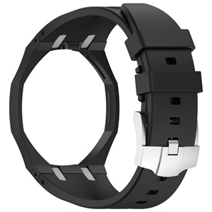 Correa de Silicona Integrada Estilo Savonnette de Lionorm para AP -Swatch Royal Pop 3 O'clock Crown, Correa de Repuesto Impermeable para Reloj - Product Image 3