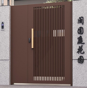 <span class=keywords><strong>Portail</strong></span> double battant moderne en aluminium <span class=keywords><strong>pour</strong></span> villa, grand <span class=keywords><strong>portail</strong></span> principal extérieur étanche <span class=keywords><strong>pour</strong></span> piétons - Product Image 2