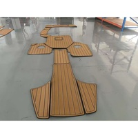 Tapis de pont en mousse EVA imitation teck pour bateau, style SeaDek, auto-adhésif, modèle Regent Viscount Cockpit Pad 1980