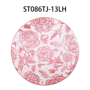 Dessous de verre de cuisine écologique en PVC moderne de luxe avec fleurs Western Meal Mat pour hôtel et maison Cadre décoratif - Product Image 3
