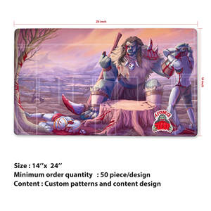 Tapis de jeu <span class=keywords><strong>personnalisé</strong></span> AY 24*14 pouces tapis de jeu de cartes de table tapis de jeu de cartes à collectionner, tapis de jeu <span class=keywords><strong>Yu</strong></span>-<span class=keywords><strong>Gi</strong></span>-<span class=keywords><strong>Oh</strong></span> personnalisés - Product Image 2