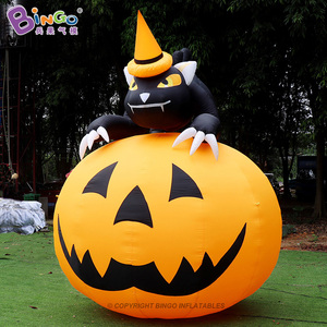 Decoraciones Inflables de Halloween para Exteriores, Calabaza <span class=keywords><strong>Fantasma</strong></span> Inflable Gigante Personalizada para Decoración de Fiestas en el Jardín - Product Image 2