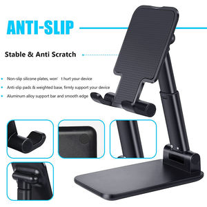 Soporte portátil para teléfono móvil, manos libres, ángulo de altura ajustable para todos los teléfonos móviles, iPhone,Switch,<span class=keywords><strong>iPad</strong></span>, tableta - Product Image 3