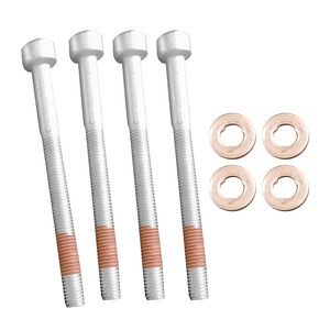Pernos de inyector de combustible con arandelas A0009902907, cabeza hexagonal, acero clase 10.9 12.9, rosca UNC para Mercedes - Product Image 5