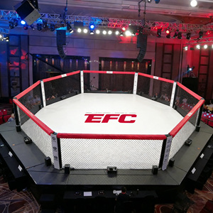 Cage de boxe octogonale MMA Fist F6208, tailles 13 pieds et 30 pieds, construction durable antidérapante, UFC - Product Image 1