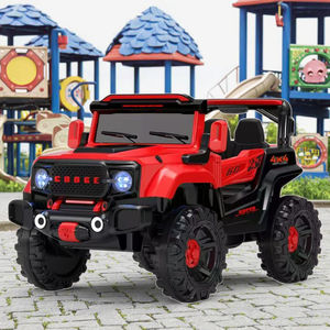 Coche de juguete eléctrico unisex con batería de 6V/12V para niños, juguete de plástico con control remoto para bebés - Product Image 1