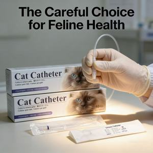 Catéter Urinario Estéril para <span class=keywords><strong>Gatos</strong></span>, Catéter Uretral de 1.0/1.3 mm (Catéter para <span class=keywords><strong>Gatos</strong></span>, Sin Dolor) para Uso Veterinario al Mejor Precio - Product Image 6