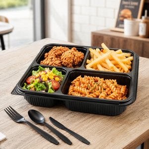Fiambrera desechable de plástico para microondas y refrigerada profesional Bento Box PP desechable - Product Image 5