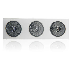 Autocollant d'étiquettes NFC taille personnalisée 13.56MHz ISO14443A étiquette RFID F08 1K anti-métal DIA 25mm UID étiquette blanche - Product Image 4