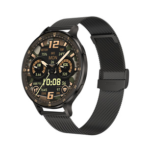 Smartwatch Android KM100 per <span class=keywords><strong>Uomo</strong></span> 2025, Corpo in Lega di Alluminio, 3 Cinturini, Schermo AMOLED da 1,75 Pollici, Chiamate, Quadranti Personalizzabili, Nuovo Modello - Product Image 2